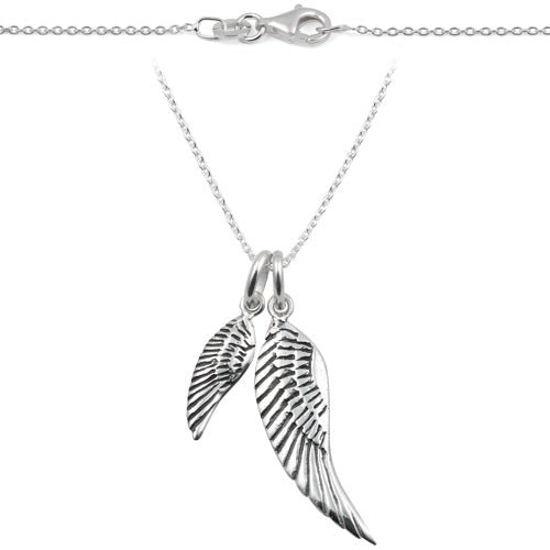 Sterling Silver Wings 16" Necklace