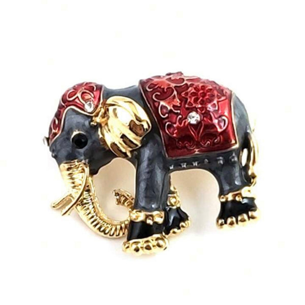 ed Enamel Elephant Brooch Womens Casual Fashion Accessory Pin Jewelry New