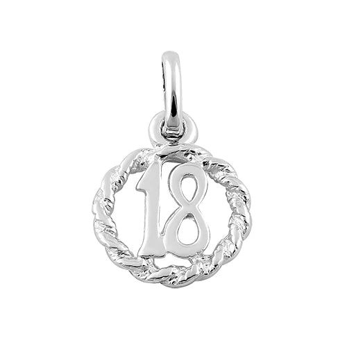 Sterling Silver 18 Pendant New