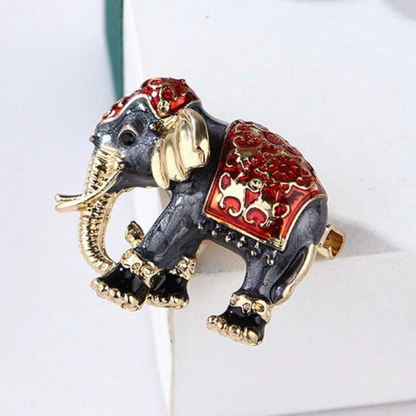 ed Enamel Elephant Brooch Womens Casual Fashion Accessory Pin Jewelry New