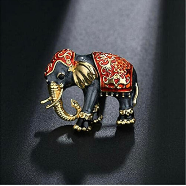 ed Enamel Elephant Brooch Womens Casual Fashion Accessory Pin Jewelry New