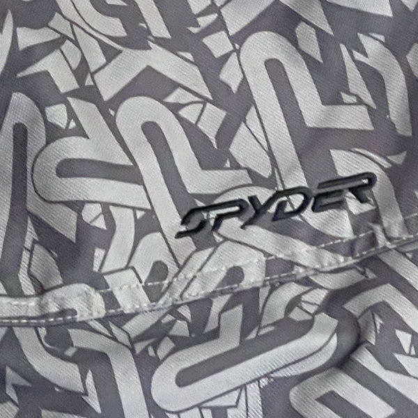 Spyder Ski Snow Pants Boys Girls Grey Black Logo Water Resistant Toddler Size 3 Pre Loved