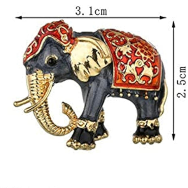 ed Enamel Elephant Brooch Womens Casual Fashion Accessory Pin Jewelry New