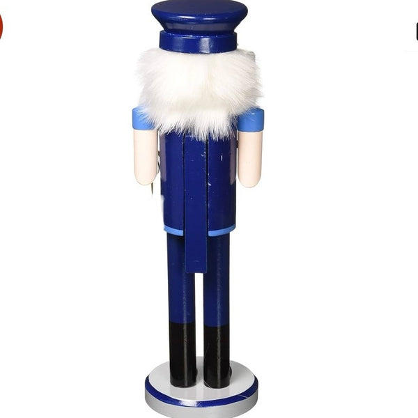 Policeman Santa Wood Nutcracker 15” Women Kids Men’s Christmas Home Decor New