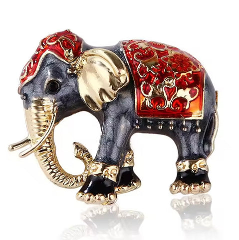 ed Enamel Elephant Brooch Womens Casual Fashion Accessory Pin Jewelry New