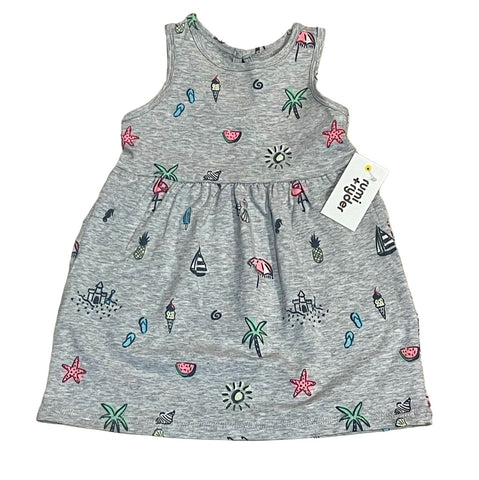 Rumi + Ryder Tropical Print Sundress Girls Casual Pocketed Dress Size 3T New