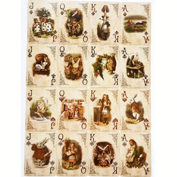 Wonderland Playing Cards Vintage Style Poker Game Set New