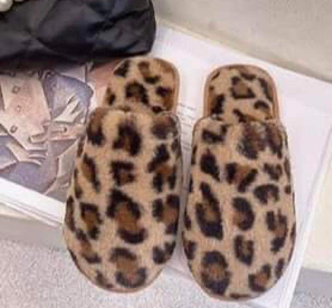 Cozy Leopard Slippers