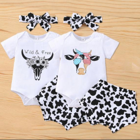 Infant Wild & Free Bull Set