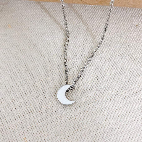 Dainty Moon Necklace